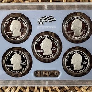 2010 San Francisco Mint Quarters Coin Collection Proof Set USA